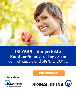 ISI-ZAHN ist die perfekte Kombination aus gesetzlicher und privater Krankenversicherung.